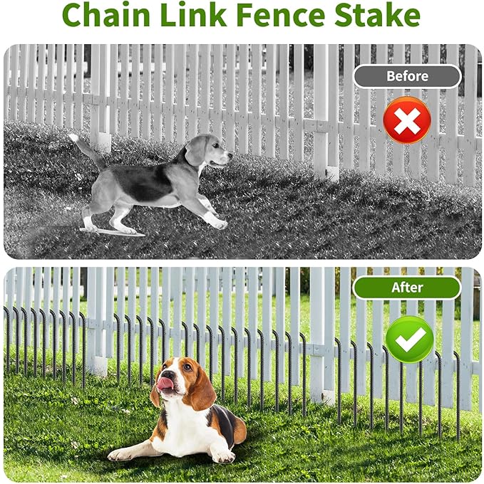 24 inches J Hook Rebar Stakes (16-Pack) Extra Long Garden Stakes with Chisel Point End Steel Rebar Ground Stakes for Tent Chain Link Fence and Outdoor Decorations Black Coated