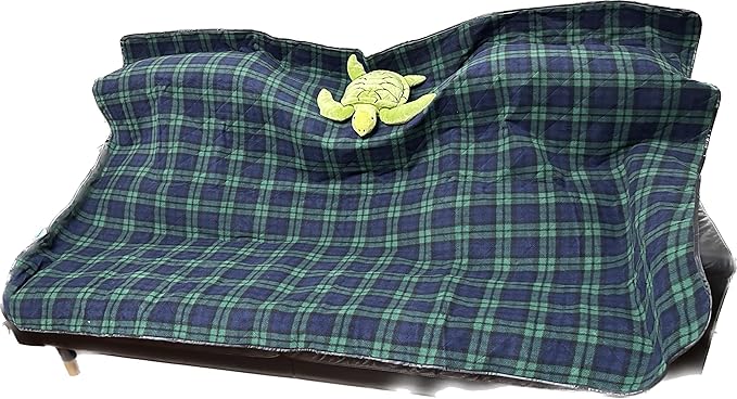 LOTUS LEAF Waterproof Stadium Blanket 85”X 55” PackableWindproof Extra Thick Picnic mat Stadium Blankets for Camping with Quilted Fleece LiningMachine WashableBlack (Red Check)