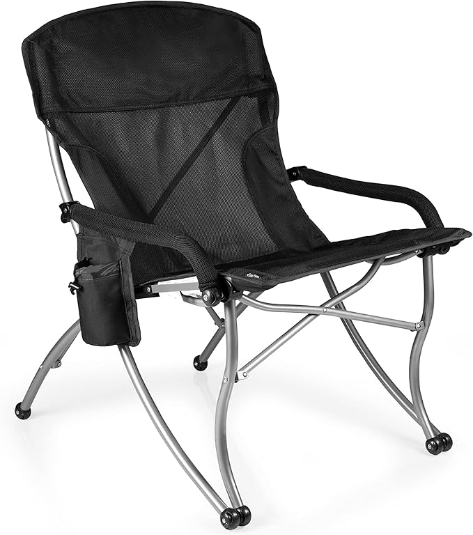 PICNIC TIME NFL Unisex-Adult NFL PT-XL Heavy Duty Camping Chair XL Beach Chair 400 lb Capacity Camp Chair