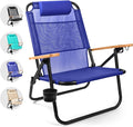 Water Buffalo Bondi Beach Chair – Backpack Beach Chair for Adults with Reclining Positions Cup Holder &amp High Back Support