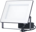 100W 12000LM Flood Lights Outdoor Bright LED Work Light with Plug 6500K Daylight White LED Flood Lighting Security Yard Lights Waterproof for Garage Yard Porch 1 Pack