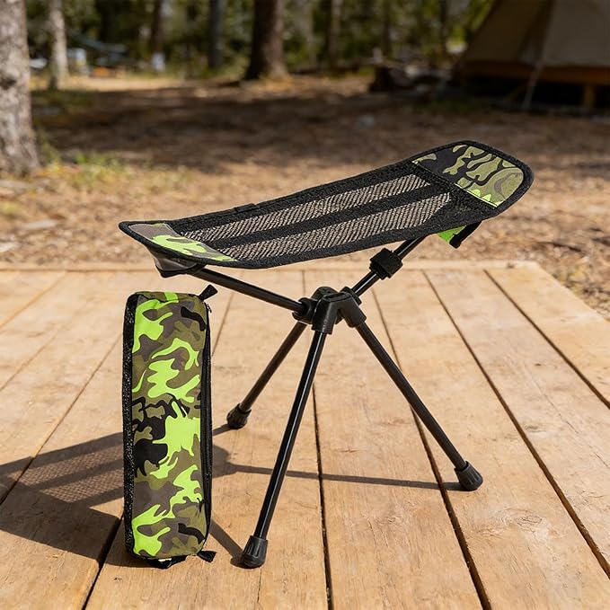 Foldable Foot Rest Ergonomic Comfort 45.5 * 39.5cm Leg Comfort Stool Travel Leg Support Multipurpose Usage or Travel Office Airplane Outdoor Beach Patio Couch