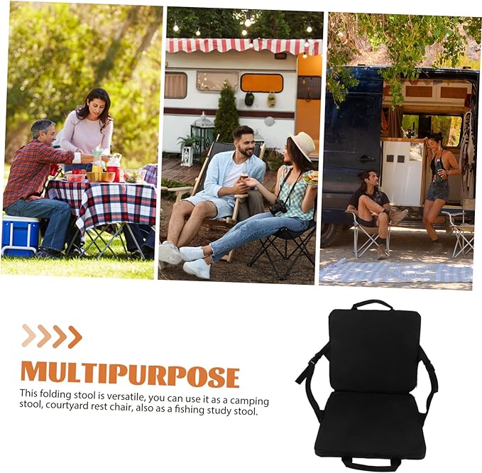 Alipis Camping Chair Canopy Portable Beach Chair Foldable Camping Supplies for Garden Outdoor Activities