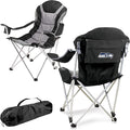 Picnic TIME NFL Unisex-Adult NFL Reclining Camp Chair Beach Chair for Adults Sports Chair with Carry Bag