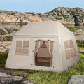 3-4 Person Inflatable Camping Tent Blow Up Tent with Hand Pump Easy Setup Waterproof Inflatable Tent Cabin