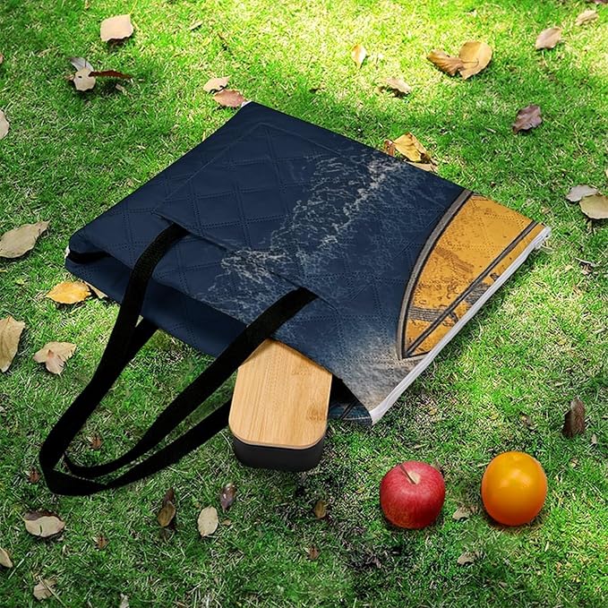Zipper Surfboard Style Picnic Mat Suitable for Travel Camping Park Or Home Use