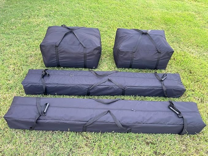 DELTA 40'x16' Budget PE Party Tent + 2 Long Bags + 2 Short Bags Heavy Duty Outdoor Event Canopy Tents Wedding Garden Shelter Pavilion Gazebo with Galvanized Steel Structure and Waterproof Top
