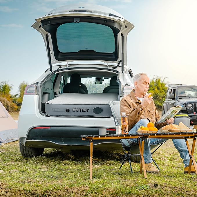 Jeep Mattress with Wireless Air Pump 10inch SUV Air Mattress Camping Bed for Jeep Wrangler JK JKU JL JLU Unlimited 4 Door Ford Bronco Subaru Forester
