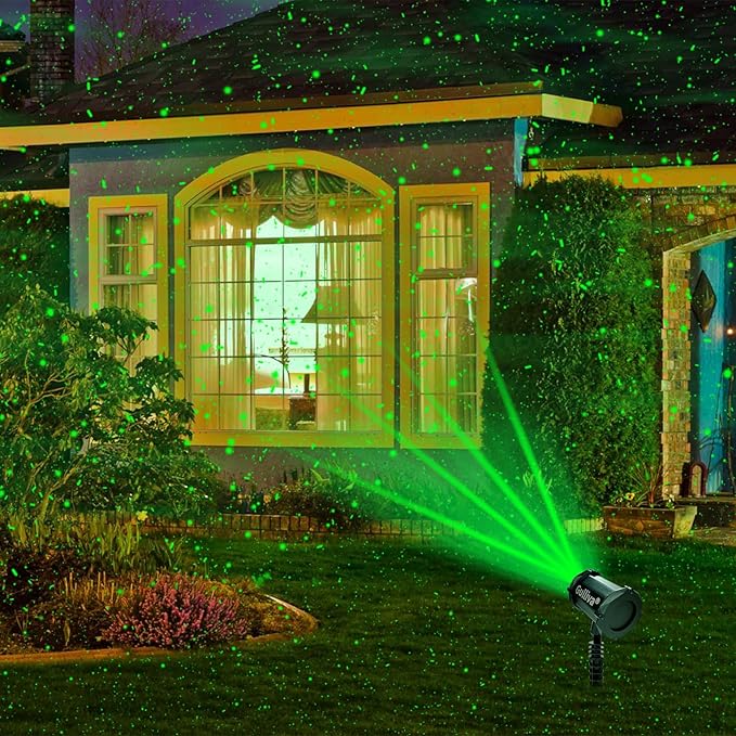 Outdoor Aurora Star Light Projector with 15 Lighting Modes Firefly Laser Projector Light - Ideal for Garden Patio | Transform Your Space into a Dreamy Starry Sky | Waterproof &amp Remote Control