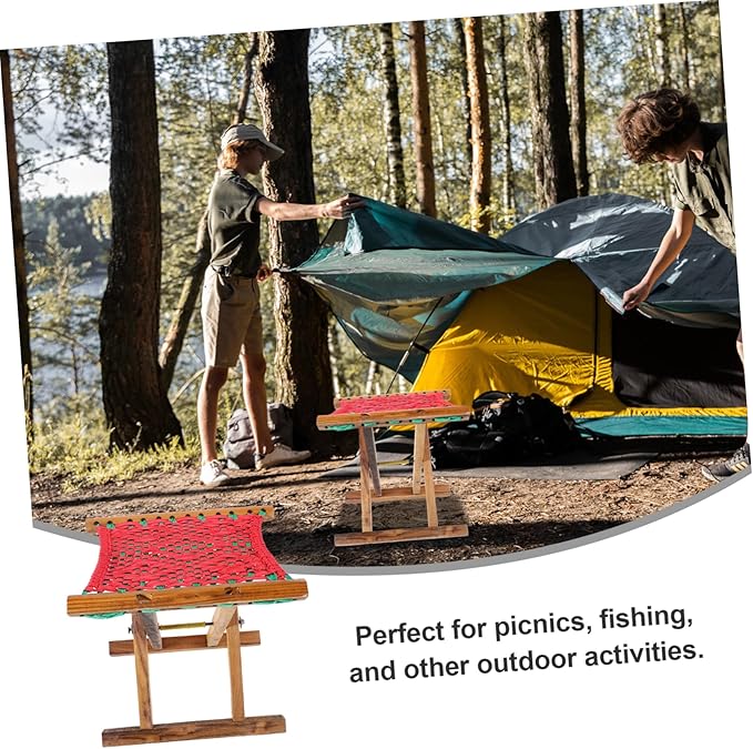 Outdoor Portable Folding Stool for Camping Fishing and Beach Lightweight Compact and Stable Design for and Use Anytime