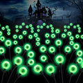 ASMAD Scary Solar Eyeball Lights Waterproof Swaying Firefly Path Lights for Outdoor/Halloween Decorations/Garden/Yard/Patio/Party Decor Green Eyeball 4 Pack 32 LEDs