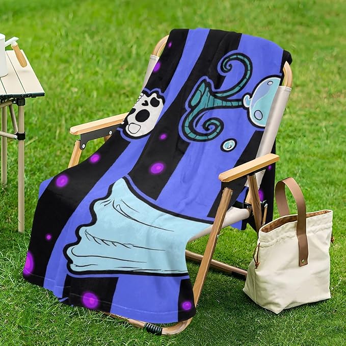 Halloween Mermaid Gothic Soft Cozy Throws for Living Room Couch Throw Blanket Soft for Couch Sofa BedParty 50 x 70
