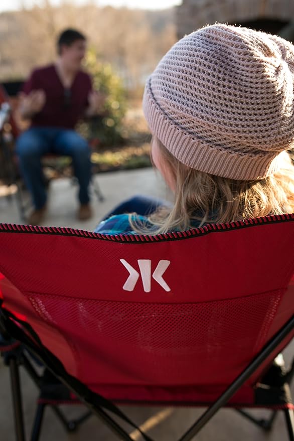 Kijaro Dual Lock Portable Camping Chairs - Versatile Folding Chair Sports Chair Outdoor Chair &amp Lawn Chair - Dual Lock Feature Red Rock Canyon