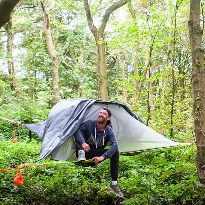 Tentsile Connect V3 2-Person Tree Tent Hammock The Original Tree Tent Company 880 Pound Capacity Portable Treehouse Heavy Duty Ratchets Included Designed in The UK