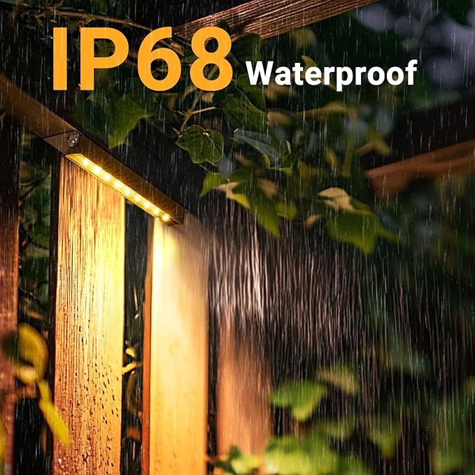 Z Zeben 7 Inch Retaining Wall Lights [ 8 Pack ] 5W LED Hardscape Lighting 12V Low Voltage Paver Lights 3000K Warm White Waterproof Outdoor Step Lights for Patio Walls Stairs
