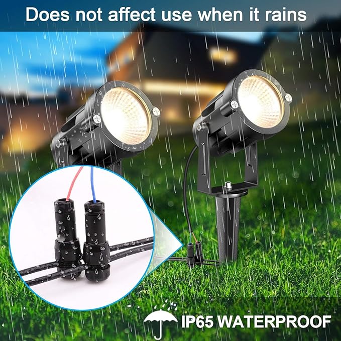 100 Pack Low Voltage Landscape Light Wire Connector Outdoor 14-20 Gauge Cable Connectors for Landscape Path Lights Work with Malibu Paradise Moonrays and More