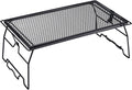 camping moon Stacking Rack Mesh Table Folding Rack Expanded Metal Table JP-T-238