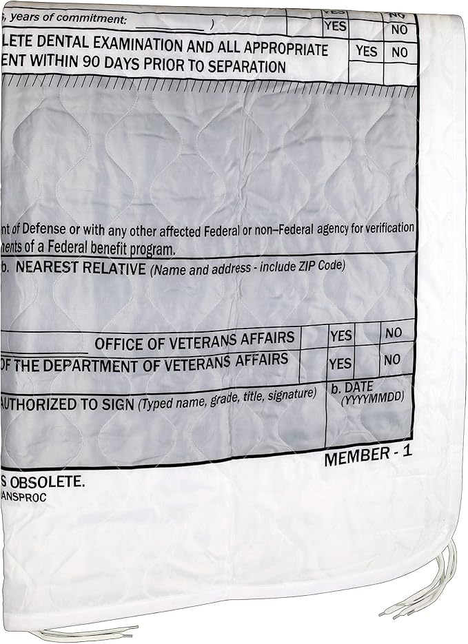 MEDALS OF AMERICA EST. 1976 DD-214 Woobie Blanket Military Poncho Liner