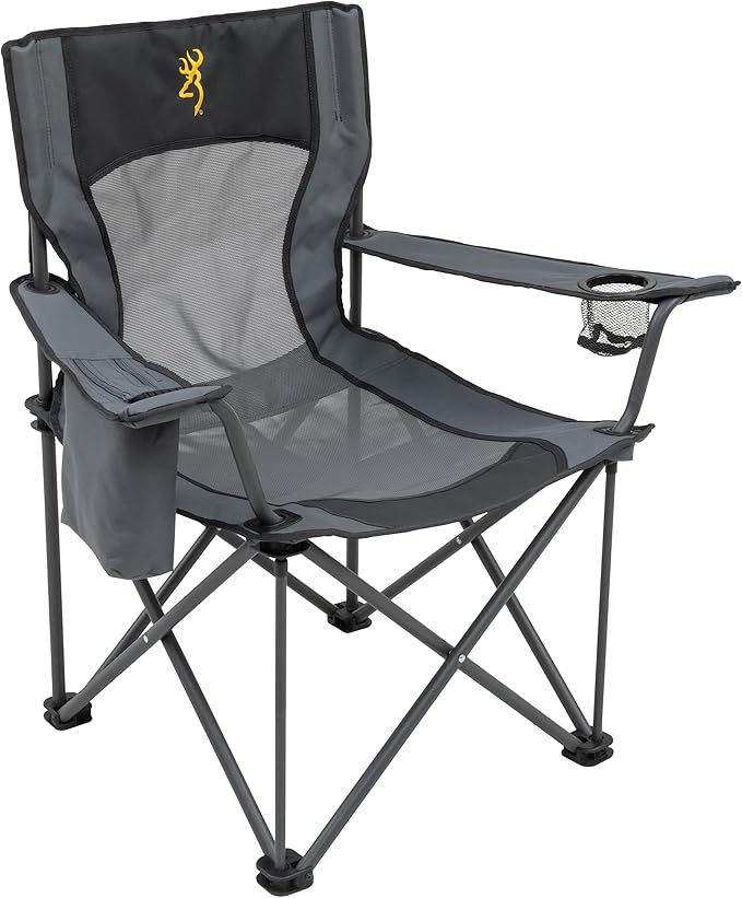 Browning Camping Kodiak Chair - Charcoal/Gray