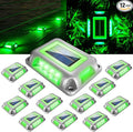 T-SUN Solar Deck Lights 12 Pack Driveway Solar Lights Outdoor Halloween LED Dock Light IP65 Waterproof Ground Deck Light for Sidewalk Step Garden Pathway