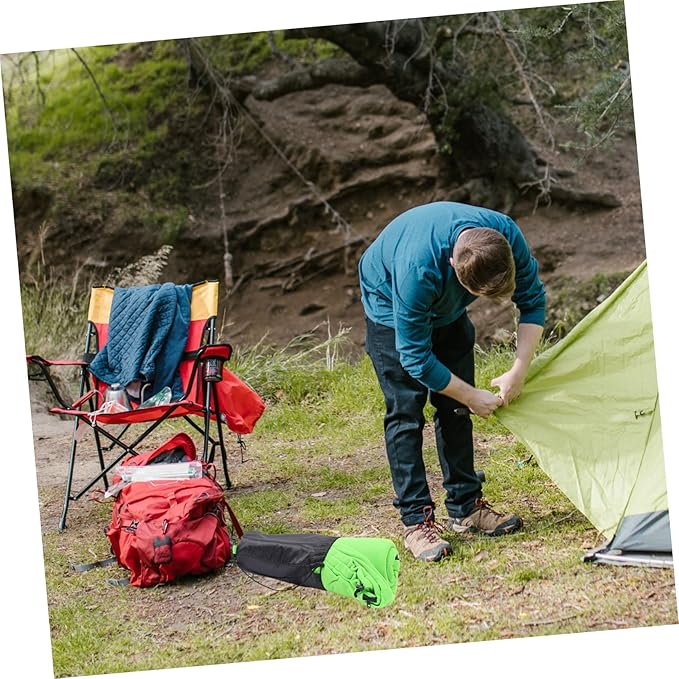 DECHOUS Lightweight Envelope Shape Outdoor Durable Polar Fleece Compact Design Windproof for Camping Travel Accessories