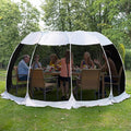 Alvantor Pop Up Screen House Gazebo with Mosquito Netting Instant UV Resistant Sun Shelter for Patio &amp Backyard Portable Canopy Tent for 2-10 Person