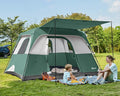 PORTAL 6 | 8 | 10 Person Family Camping Tent with Porch Big Family Camping Tent with Tall Height Good Ventilation Water Resitant Large Tent for Outdoor Camping Backyard