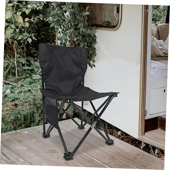 Folding Chair Lightweight Portable Fishing Camping Seat Ergonomic Design for Outdoor Use Convenient Storage Versatile for Beach Garden Activities Sturdy Construction
