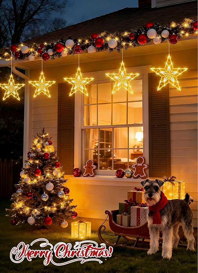 Brightown Pathway Lights Outdoor Christmas Decorations 2 Set Total 20-Pack Large Waterproof Stake Decorative Light for Outside Sidewalk Yard Lawn Path Walkway Driveway Marker Stake Warm White