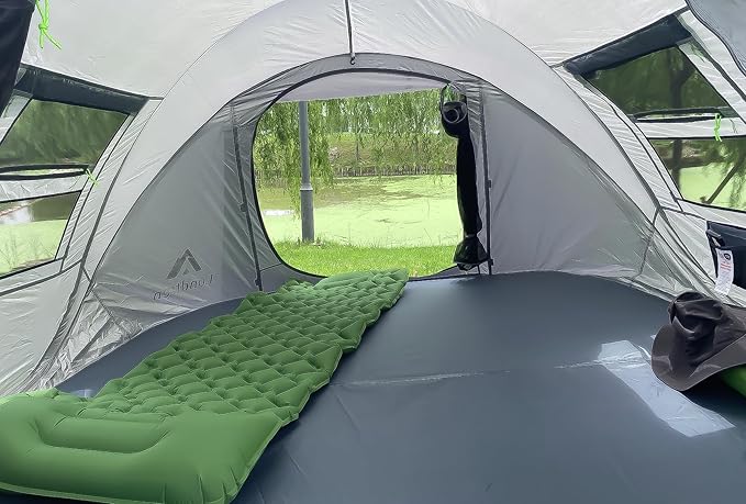 4 Person Easy Pop Up Tent Waterproof Automatic Setup 2 Doors-Instant Family Tents for Camping Hiking &amp Traveling
