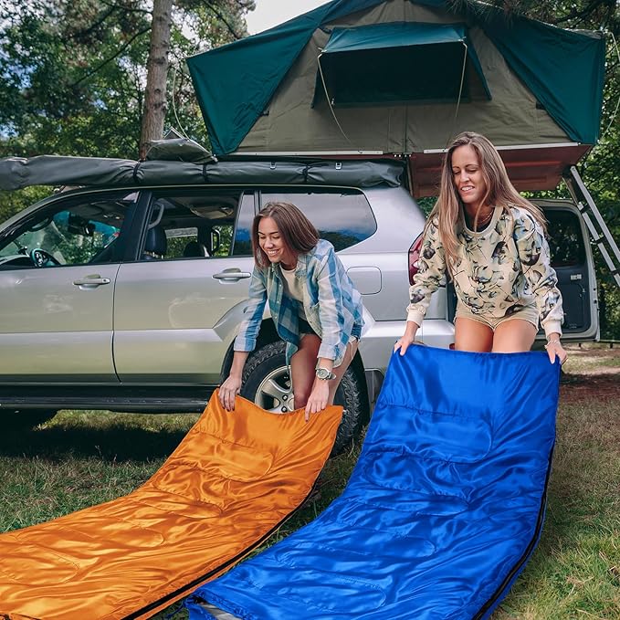 Tudomro Camping Sleeping Bag for Adults Lightweight Packable Waterproof Camping Gear Equipment to Keep Warm for Outdoor Backpacking Hiking Travel