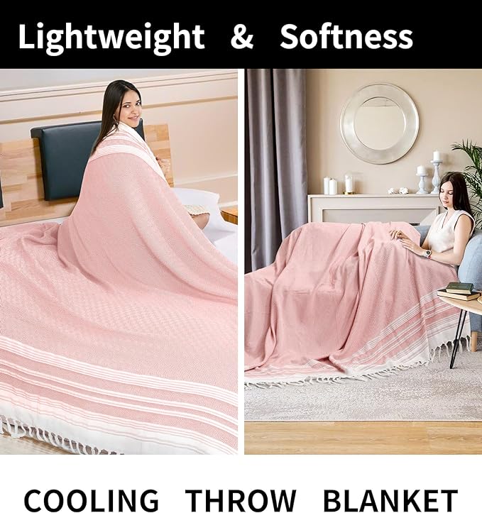 Giant Turkish Beach Towel Boho Beach Throw Blanket Anti Resistant Sand Free Quick Dry Lightweight Sandless Cloud Hawaii Honeymoon Travel Essentials Xl Big Huge Jumbo Women Summer Vacation Gift