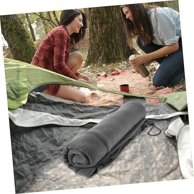 Sosoport Fleece Sleeping Bag Liner for Adults Lightweight Portable Warmth for Outdoor Camping and Indoor Naptime for Backpacking Hiking and Travel