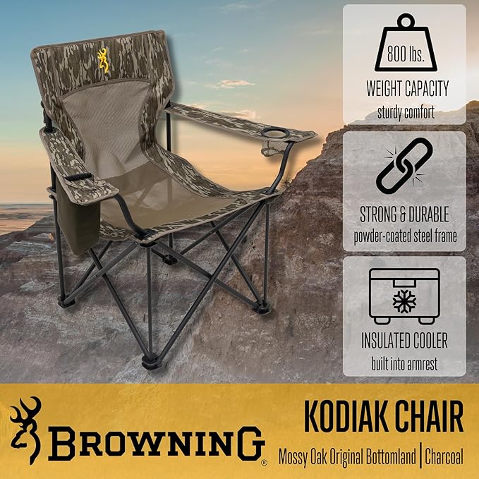 Browning Camping Kodiak Chair - Mossy Oak Original Bottomland