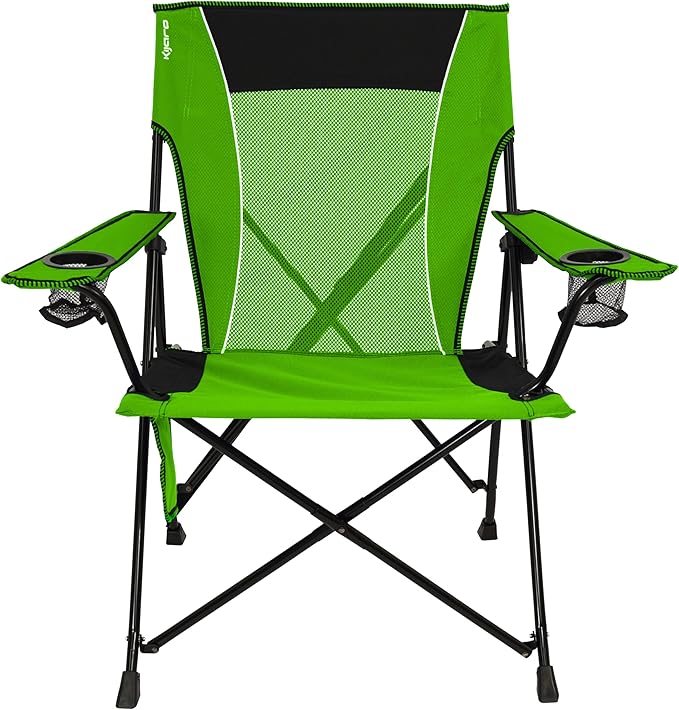 Kijaro Dual Lock Portable Camping Chairs - Enjoy the Outdoors with a Versatile Folding Chair Sports Chair Outdoor Chair &amp Lawn Chair - Dual Lock Feature Locks Position – Ireland Green
