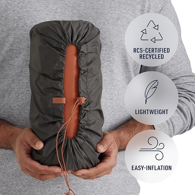 Sea to Summit Pursuit Self-Inflating Sleeping Mat for Camping and Backpacking Tapered - Large (78 x 25 x 2 inches)