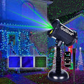 Outdoor Firefly Projector Lights with Blue Aurora LED – Perfect for Garden Yard and Patio Decor | Create Magical Starry Nights for Holidays &amp Events | Waterproof Remote Control