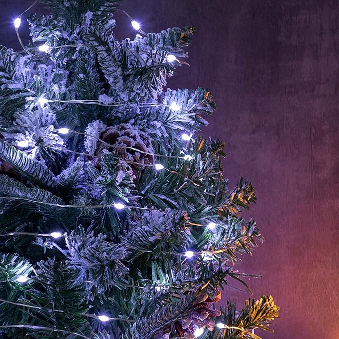 Fairy Lights Plug in200FT 600LEDs Waterproof Led String Lights8 Modes Remote Twinkle Light for Outdoor Indoor Christmas Wedding Birthday Garden Party DecorationsSilver WireCool White