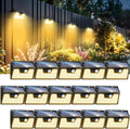 Peasur Solar Outdoor Lights [15 Pack/140LED] 3000K Warm Light Motion Sensor Outdoor Powered Security Lights 3 Working Modes Waterproof for Outside Garden Yard