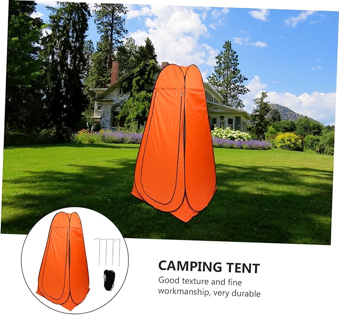 1Pc Portable Privacy Shower Tent Instant Pop Up Changing Room for Outdoor Camping Durable Bathing Tent for Privacy Easy Setup and Multi Purpose Use
