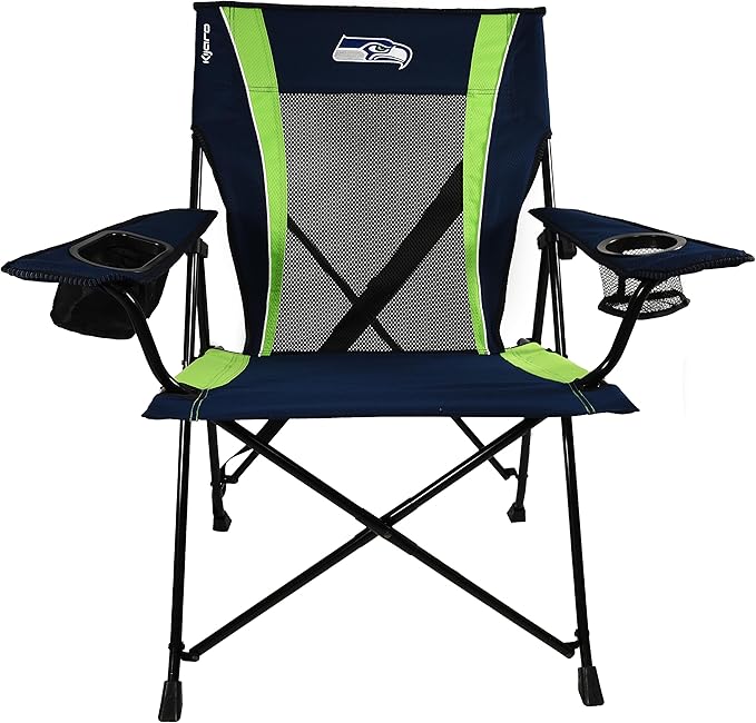 Kijaro Sports Fan Folding Chair 26 L x 35.5 W x 37 H Seattle Seahawks