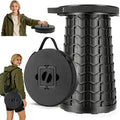 20.3“Collapsible Stool for Adults Heavy Duty 1000lbs Load Capacity Folding Stool Wider Seat&ampTaller Height Portable Seat Telescoping Chair for Camping Parade Sporting Event Campfire Party