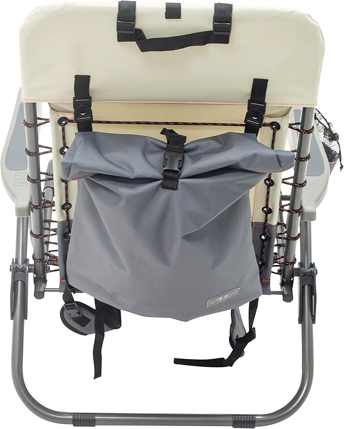 Rio Gear 4-Position Lace-up Suspension Backpack Camping Chair with Removable Backpack Bag