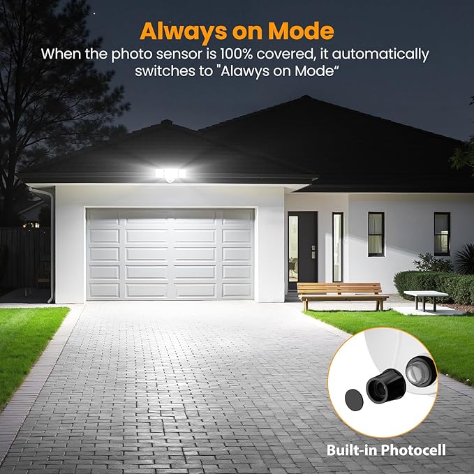 Onforu Dusk to Dawn Flood Lights Outdoor130W Outdoor Lighting6500K 13000LM White Super Bright LightsIP65 Waterproof Hardwired LED Security Lights for GarageYardOutside