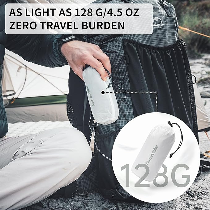Naturehike 4.5oz Ultralight Washable Sleeping Bag Liner Lightweight Adult Sleep Sack &amp Travel Sheets for Backpacking Hotel Camping Hostels ZY20