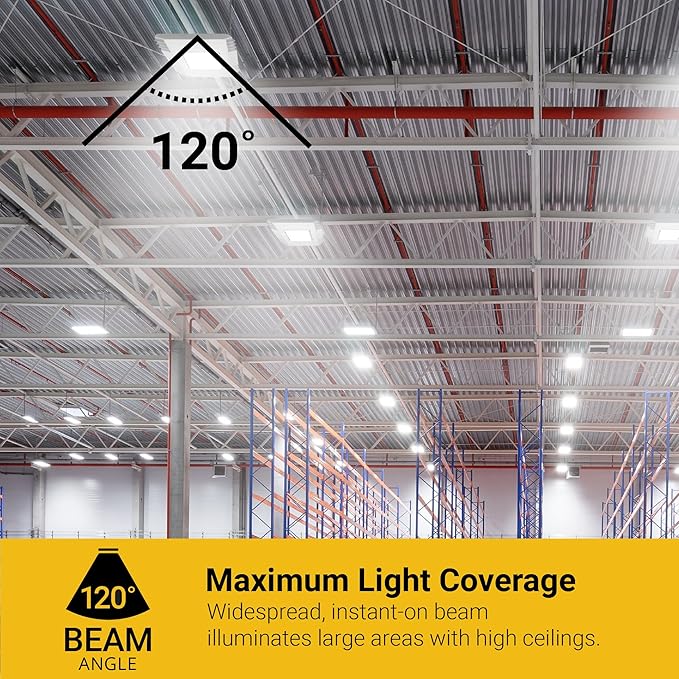 NUWATT 150W Waterproof LED Canopy Lights for Gas Station 4000K/5000K Selectable 21250LM Dimmable 120-277V IP67 Rated Indoor &amp Outdoor LED Parking Garage Lighting or Light for Carport