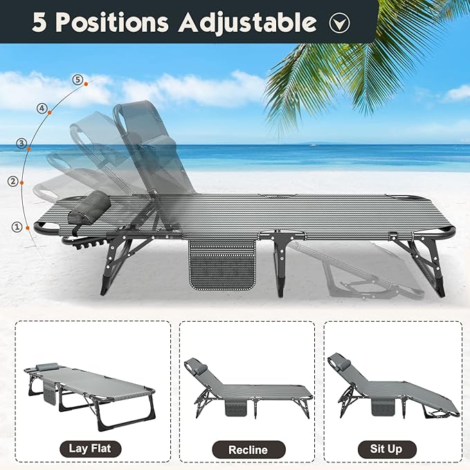 MOPHOTO Folding Camping Cot for Adults Heavy Duty Sleeping Cot for Adults Portable Sleeping Bed Outdoor Cot Bed for Home Camp Office Use