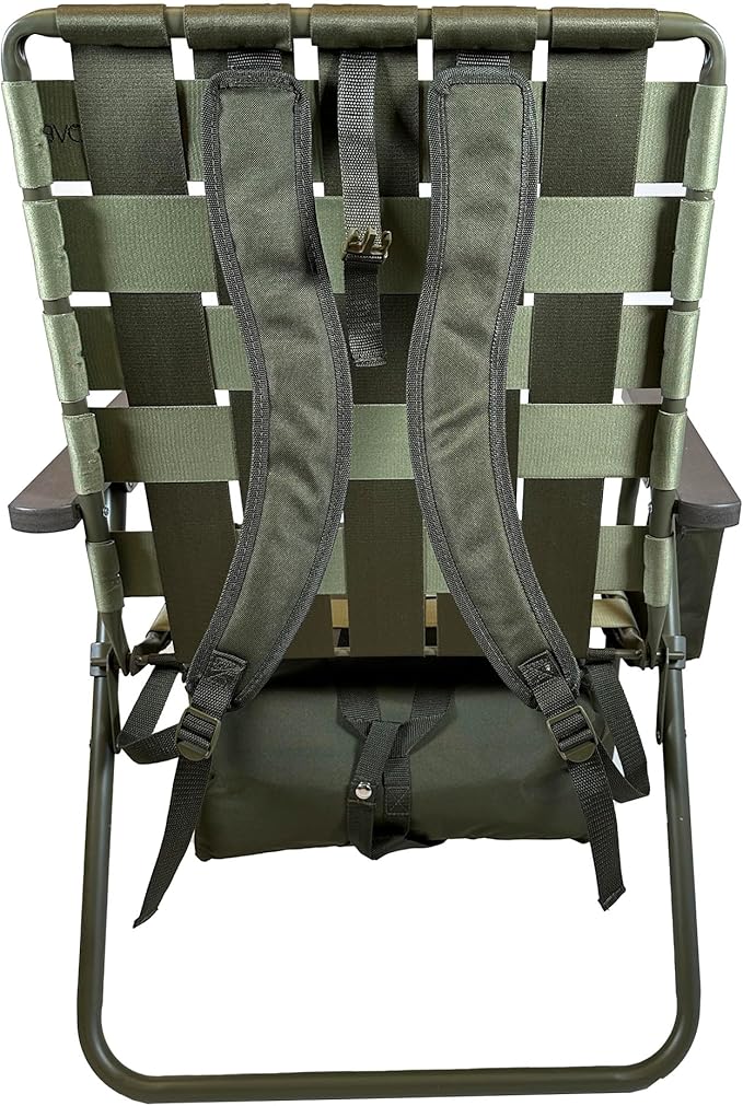 Body Glove Colorado Folding Chair for Adults – Portable Outdoor Beach Chair with Cup Holder Heavy Duty Foldable Chair - 325lb