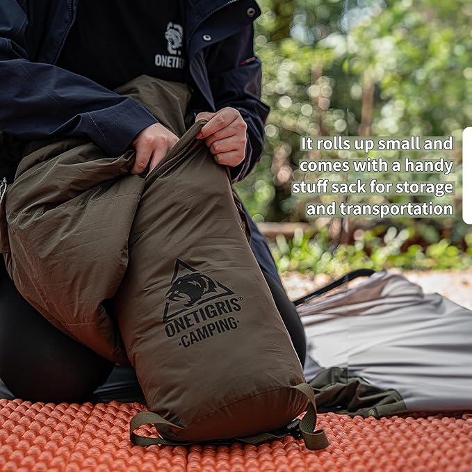 OneTigris Bushcrafter’s Sleeping Bags Mummy Sleeping Bag for Camping Hiking Backpacking Survival Gear