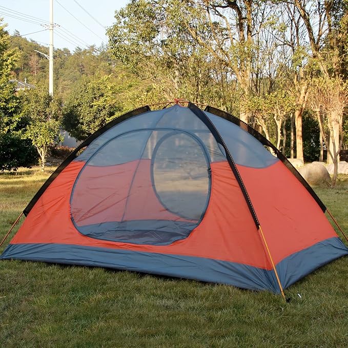 HILLMAN 1/2/3/4 Person Tents for Camping Instant Lightweight Backpacking Tents Easy Set Up Waterproof Family Camping Tent with Rainfly &amp Carry Bag Portable Dome Tent for Camping Hiking &amp Trave